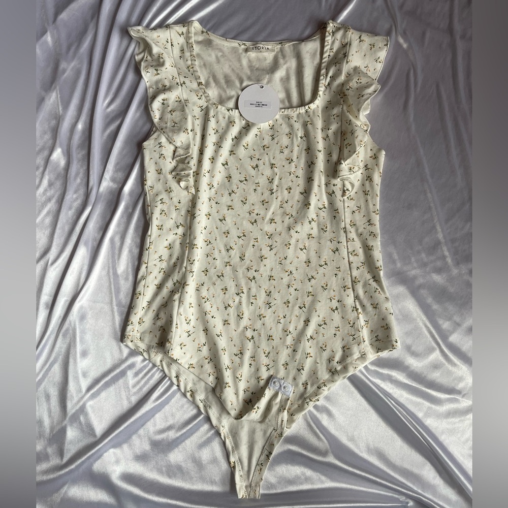 Storia Bodysuit Floral White